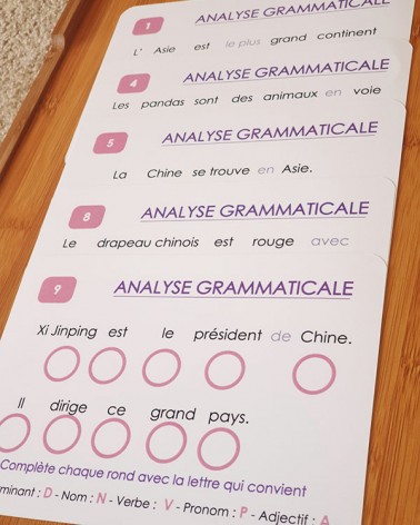 Analyse grammaticale -...